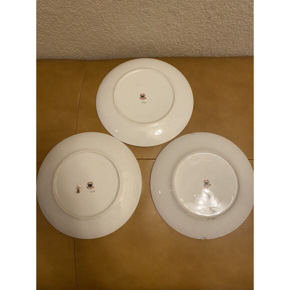 Vintage Lefton China #1134 Lot of Three Hand Painted Fruit Wall Plates - Picture 2 of 4